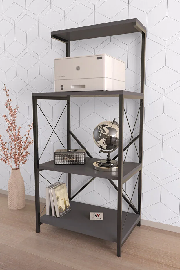 Mutfak Bangosu Çok Amaçlı Organizer Dolap – Antrasit